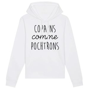 Sweat Capuche Adulte Copains comme pochtrons