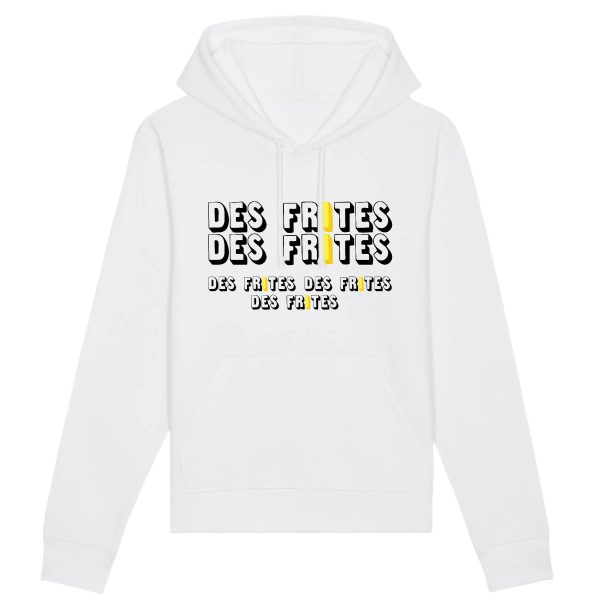 Sweat Capuche Adulte Des frites des frites