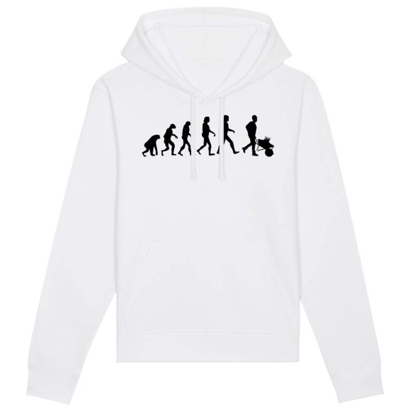 Sweat Capuche Adulte Evolution jardinage