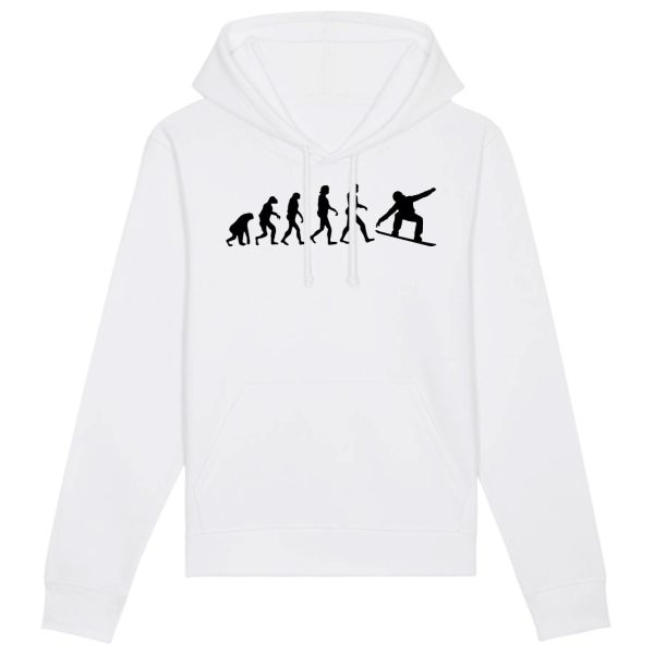 Sweat Capuche Adulte Evolution snow