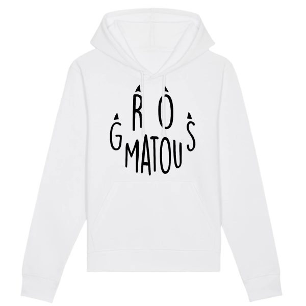 Sweat Capuche Adulte Gros matou