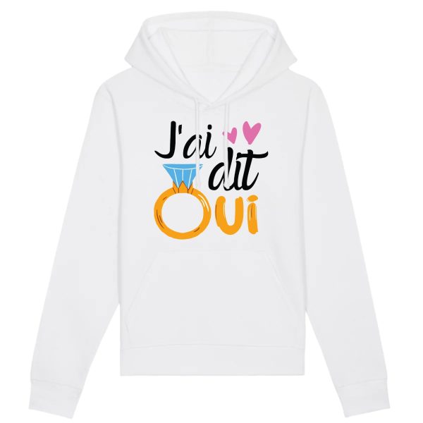 Sweat Capuche Adulte J’ai dit oui