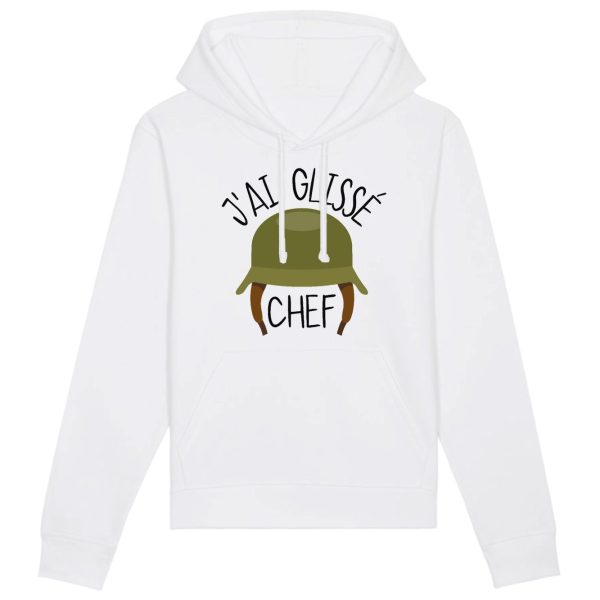 Sweat Capuche Adulte J’ai glisse chef