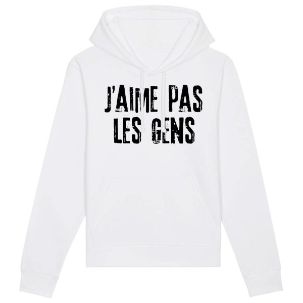 Sweat Capuche Adulte J’aime pas les gens