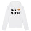 Sweat Capuche Adulte J&rsquo;aime quand ma femme me prepare un sandwich