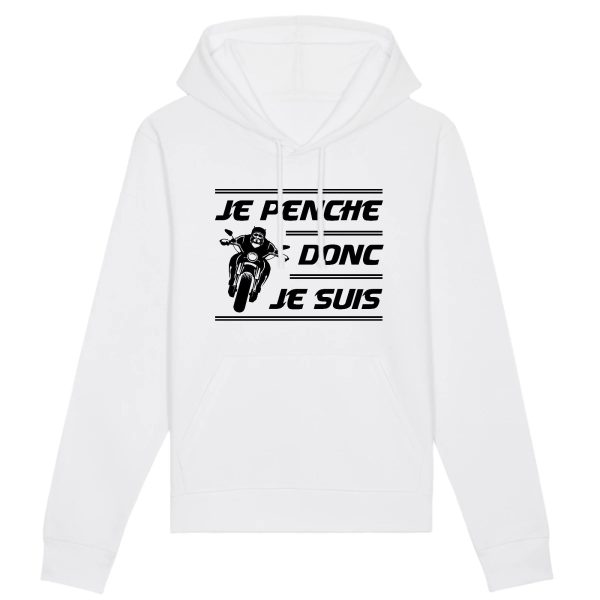 Sweat Capuche Adulte Je penche donc je suis