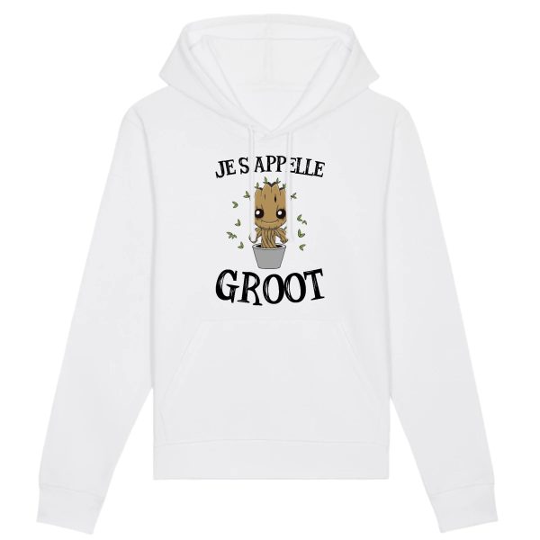 Sweat Capuche Adulte Je s’appelle Groot