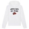 Sweat Capuche Adulte J&rsquo;m&rsquo;en bats les steaks