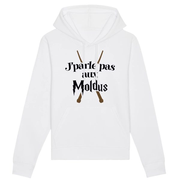 Sweat Capuche Adulte J’parle pas aux Moldus