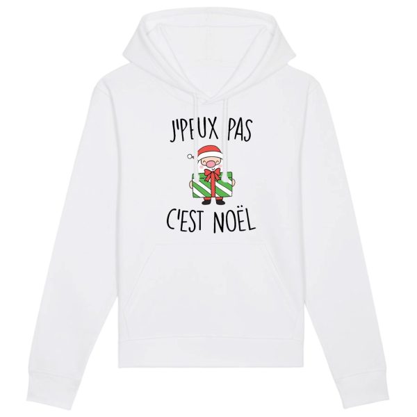 Sweat Capuche Adulte J’peux pas c’est Noel