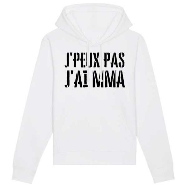 Sweat Capuche Adulte J’peux pas j’ai MMA