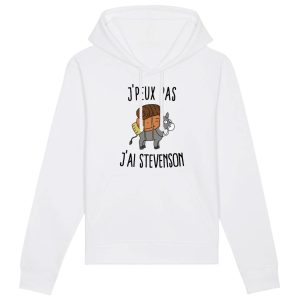Sweat Capuche Adulte J’peux pas j’ai Stevenson