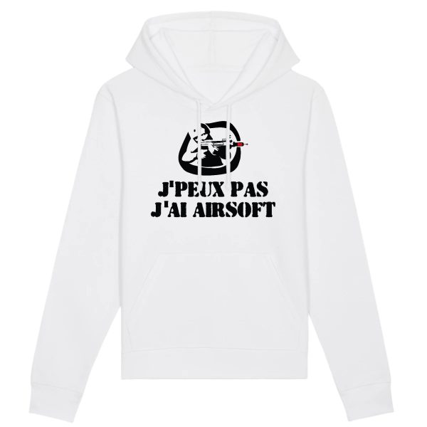 Sweat Capuche Adulte J’peux pas j’ai airsoft