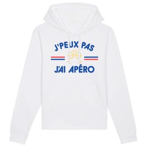 Sweat Capuche Adulte J’peux pas j’ai apero