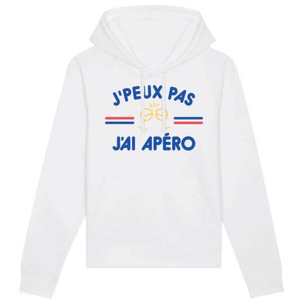 Sweat Capuche Adulte J’peux pas j’ai apero