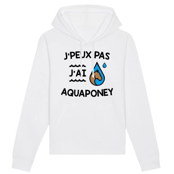 Sweat Capuche Adulte J’peux pas j’ai aquaponey