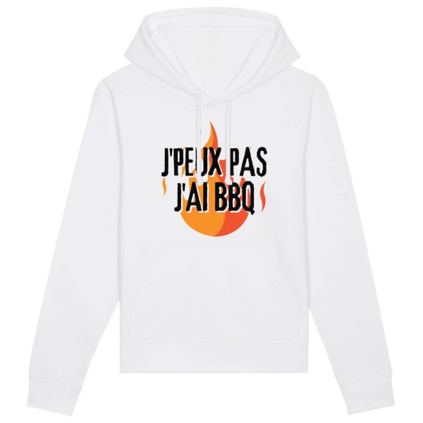 Sweat Capuche Adulte J’peux pas j’ai barbecue