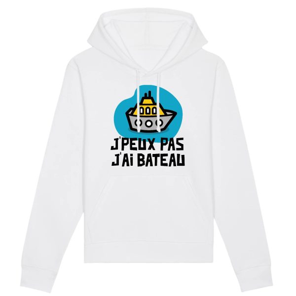 Sweat Capuche Adulte J’peux pas j’ai bateau