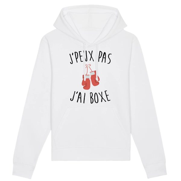 Sweat Capuche Adulte J’peux pas j’ai boxe