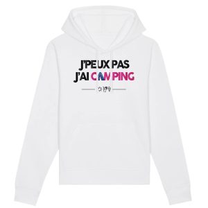 Sweat Capuche Adulte J’peux pas j’ai camping