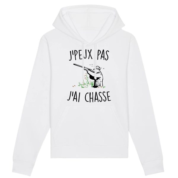 Sweat Capuche Adulte J’peux pas j’ai chasse