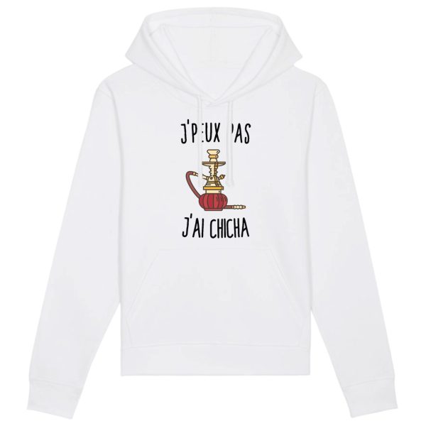 Sweat Capuche Adulte J’peux pas j’ai chicha