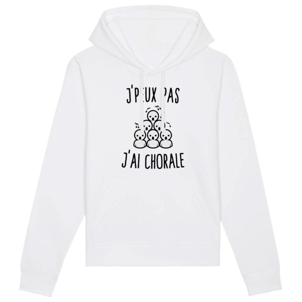 Sweat Capuche Adulte J’peux pas j’ai chorale