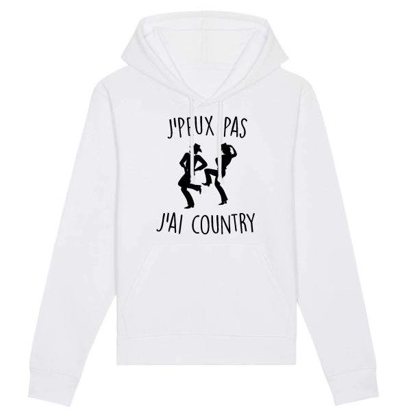 Sweat Capuche Adulte J’peux pas j’ai country