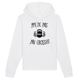 Sweat Capuche Adulte J’peux pas j’ai crossfit