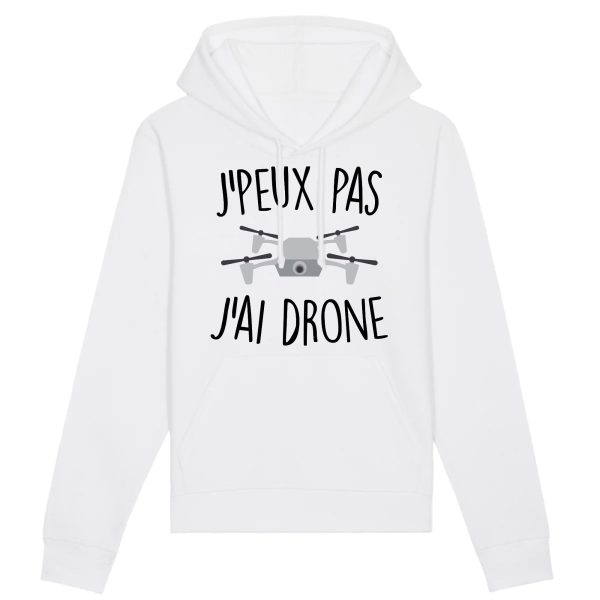 Sweat Capuche Adulte J’peux pas j’ai drone