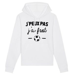 Sweat Capuche Adulte J’peux pas j’ai foot