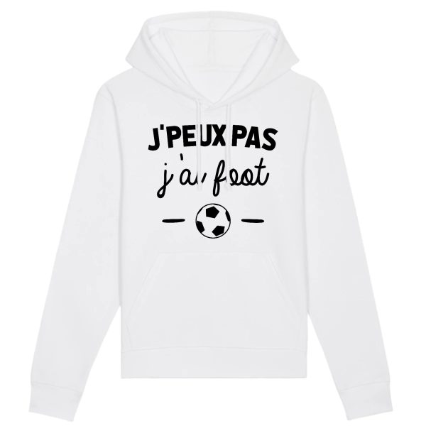 Sweat Capuche Adulte J’peux pas j’ai foot