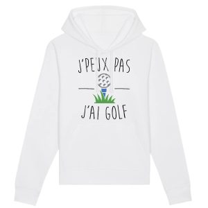 Sweat Capuche Adulte J’peux pas j’ai golf