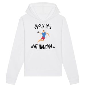 Sweat Capuche Adulte J’peux pas j’ai handball