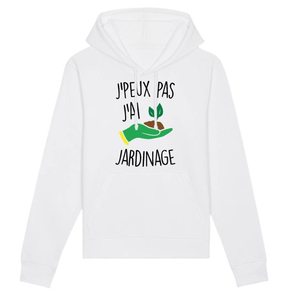 Sweat Capuche Adulte J’peux pas j’ai jardinage