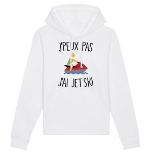 Sweat Capuche Adulte J’peux pas j’ai jet ski