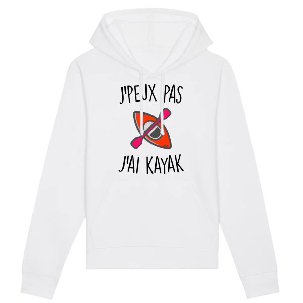 Sweat Capuche Adulte J’peux pas j’ai kayak