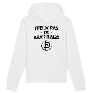 Sweat Capuche Adulte J’peux pas j’ai krav maga