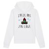 Sweat Capuche Adulte J’peux pas j’ai luge