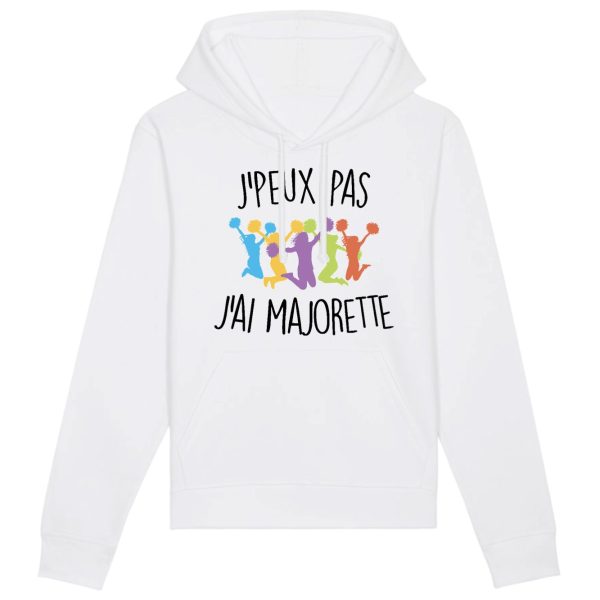 Sweat Capuche Adulte J’peux pas j’ai majorette