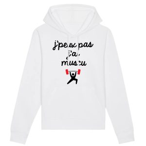 Sweat Capuche Adulte J’peux pas j’ai muscu