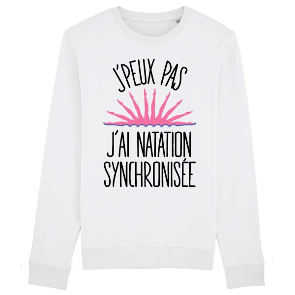 Sweat Capuche Adulte J’peux pas j’ai natation synchronisee