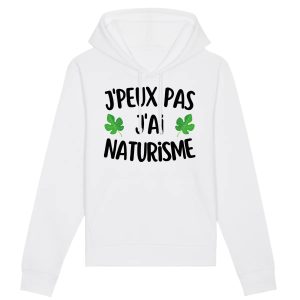Sweat Capuche Adulte J’peux pas j’ai naturisme