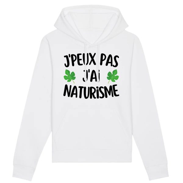 Sweat Capuche Adulte J’peux pas j’ai naturisme