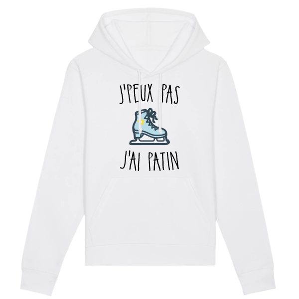 Sweat Capuche Adulte J’peux pas j’ai patin