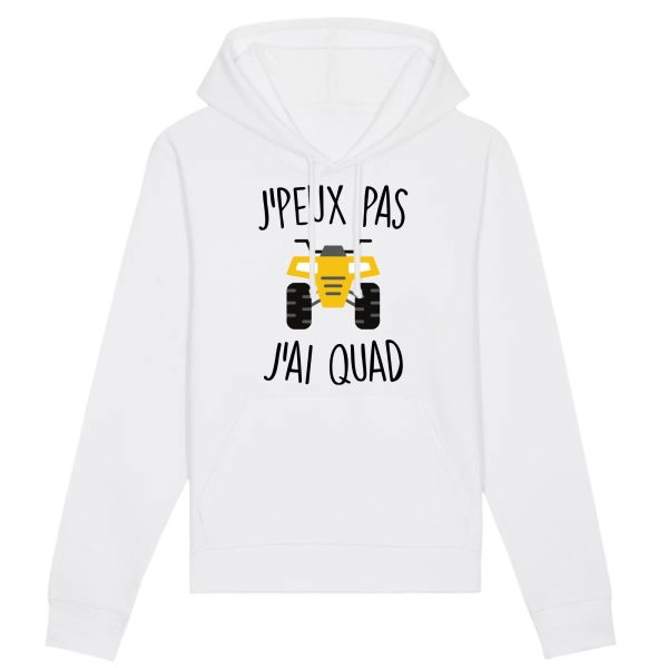 Sweat Capuche Adulte J’peux pas j’ai quad