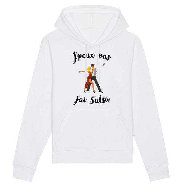 Sweat Capuche Adulte J’peux pas j’ai salsa