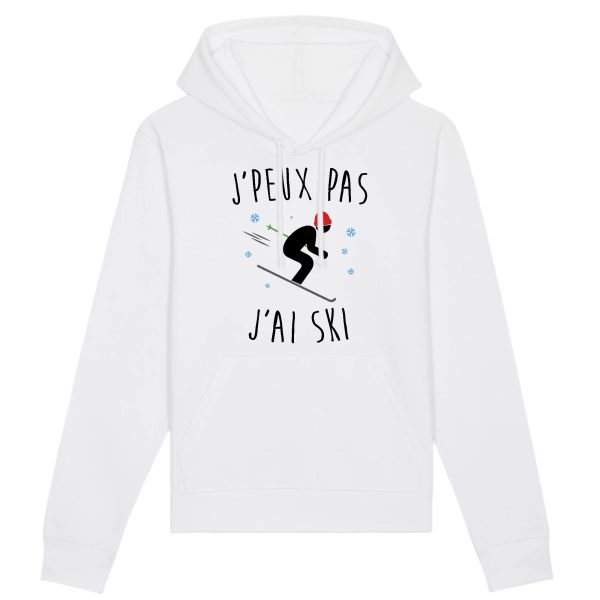 Sweat Capuche Adulte J’peux pas j’ai ski