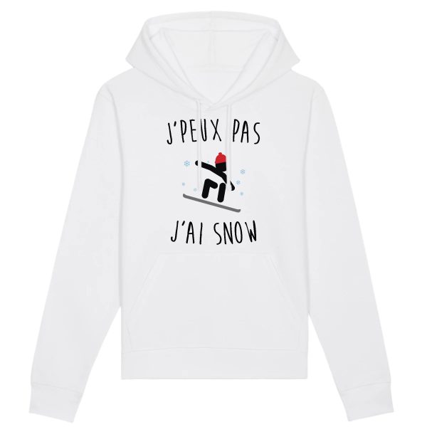 Sweat Capuche Adulte J’peux pas j’ai snow