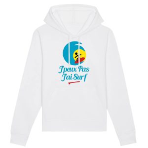 Sweat Capuche Adulte J’peux pas j’ai surf